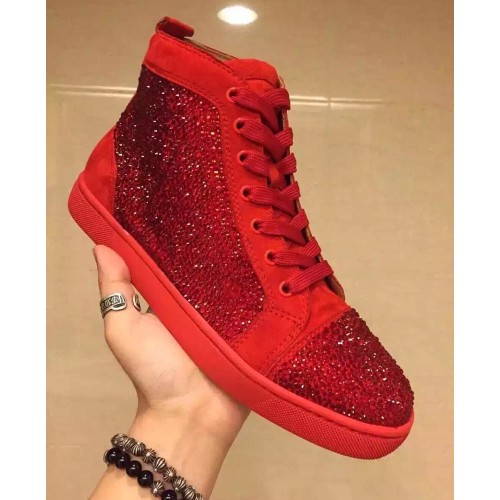 Christian Louboutin Louis Swarovski crystal sneakers 